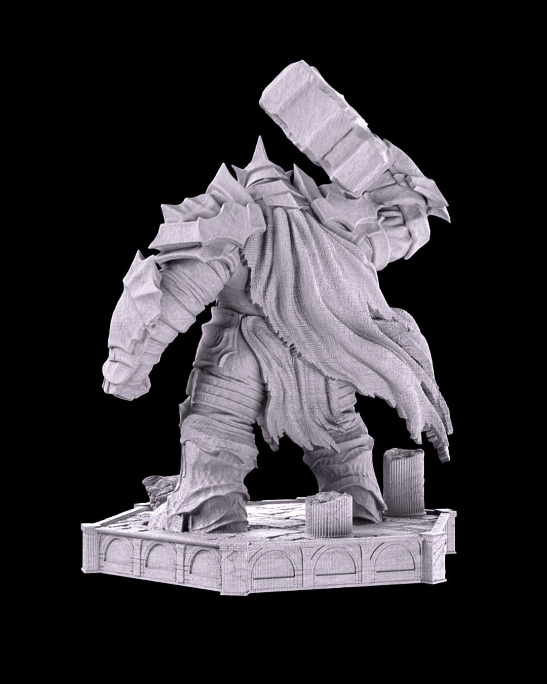Warden / War Golem - Large DnD Scale - Resin Model - For tabletop gaming Rifts/DnD/Pathfinder/Etc