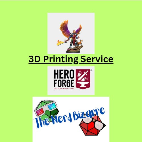 Hero Forge 3d Printing - Tabletop/DnD Characters