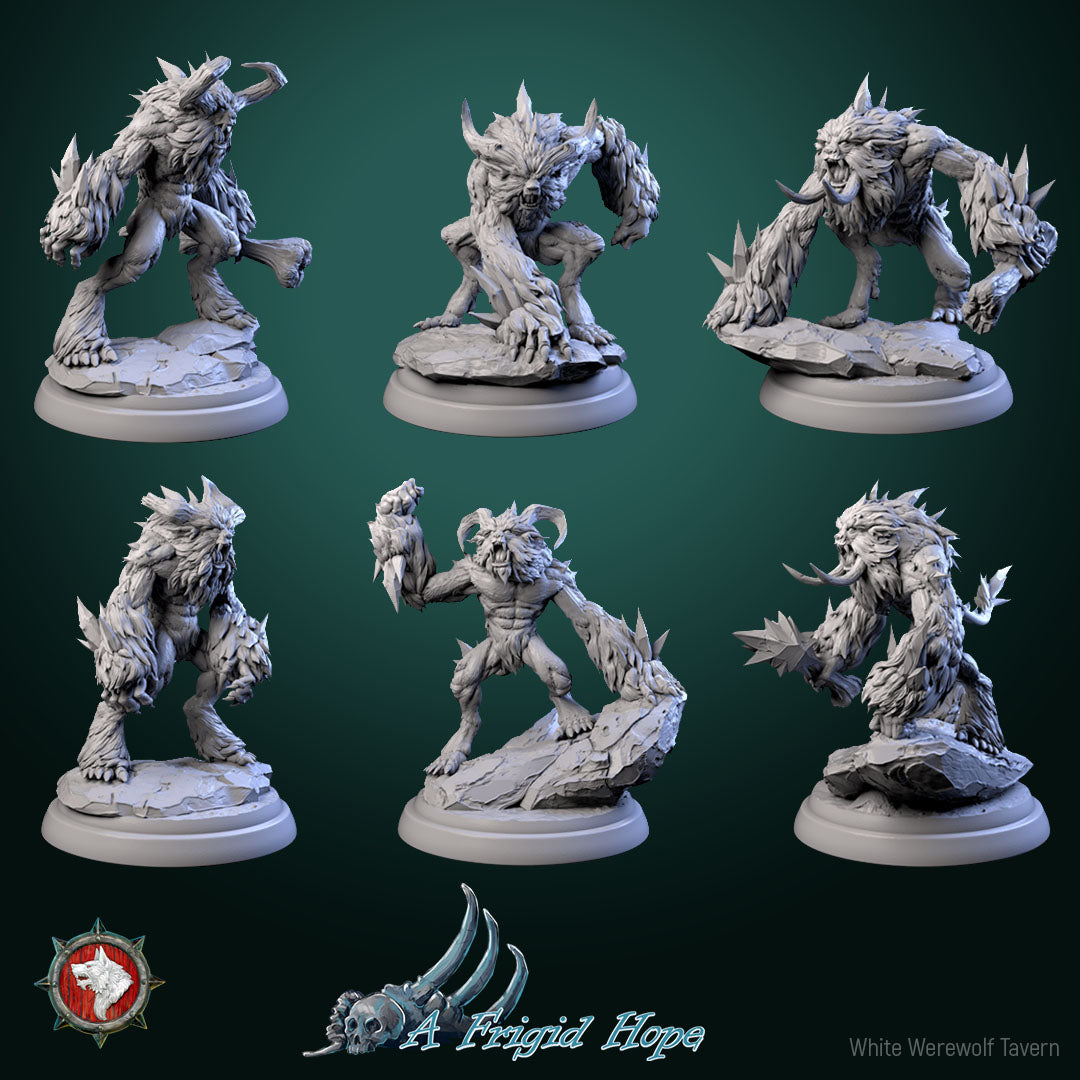 Winterbeasts - Resin Model - Medium / Large Scale for DnD/Pathfinder/Etc