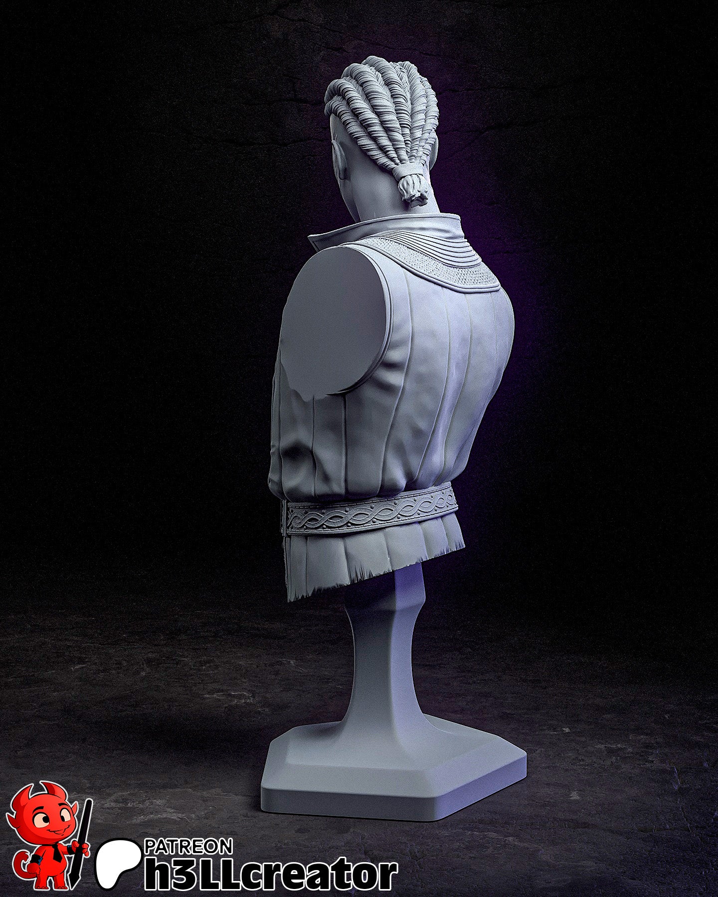 Wyll Bust | Baldur's Gate 3 (fan art) | Resin 3d Printed | High Detail and Quality