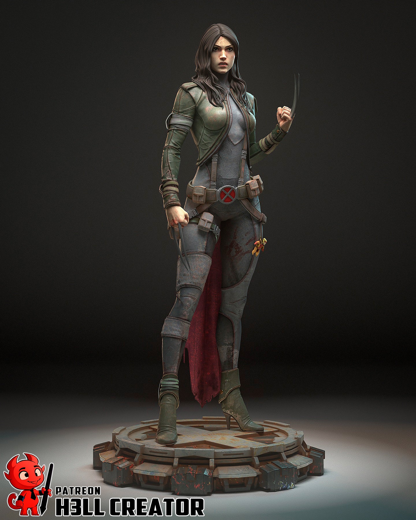 X-23 | 3D Printed Resin Model | Unpainted or Hand-Painted