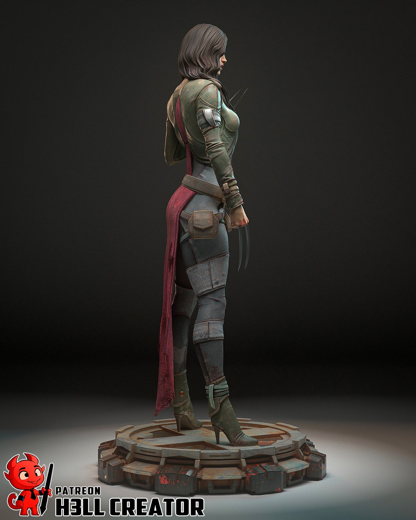 X-23 | 3D Printed Resin Model | Unpainted or Hand-Painted