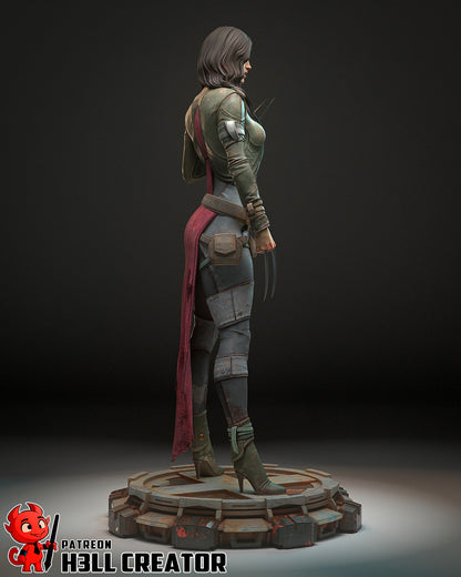 X-23 | 3D Printed Resin Model | Unpainted or Hand-Painted