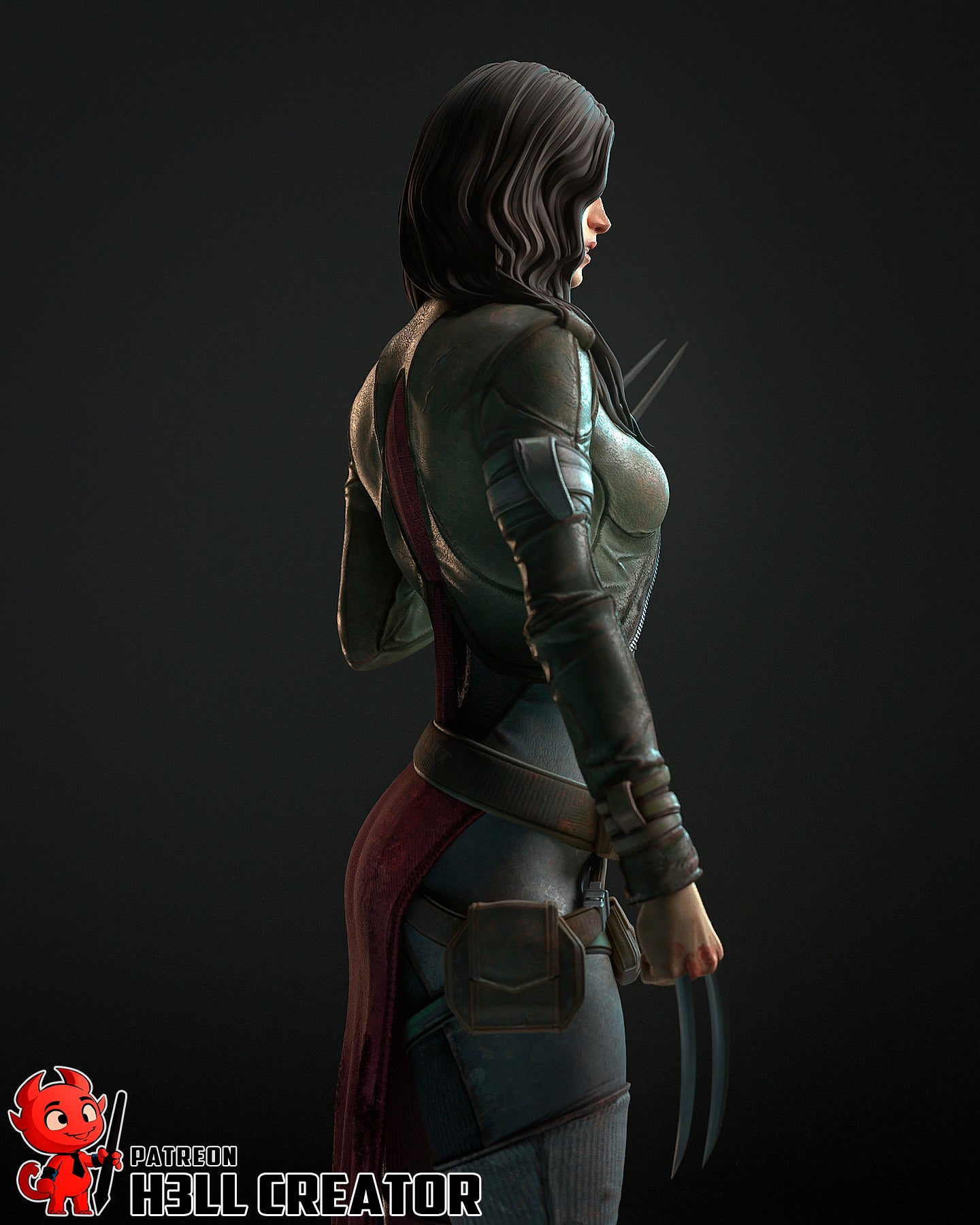 X-23 | 3D Printed Resin Model | Unpainted or Hand-Painted