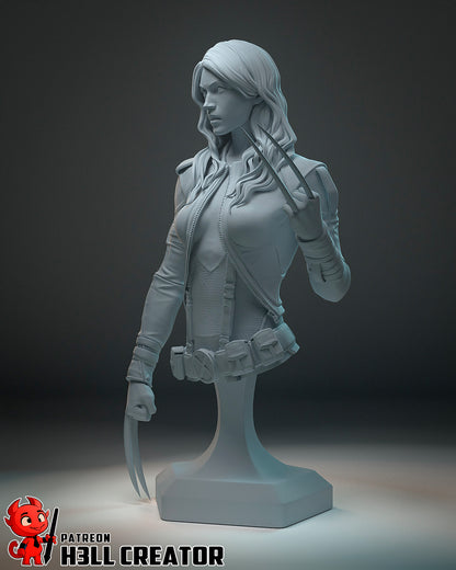 X-23 | 3D Printed Resin Model | Unpainted or Hand-Painted