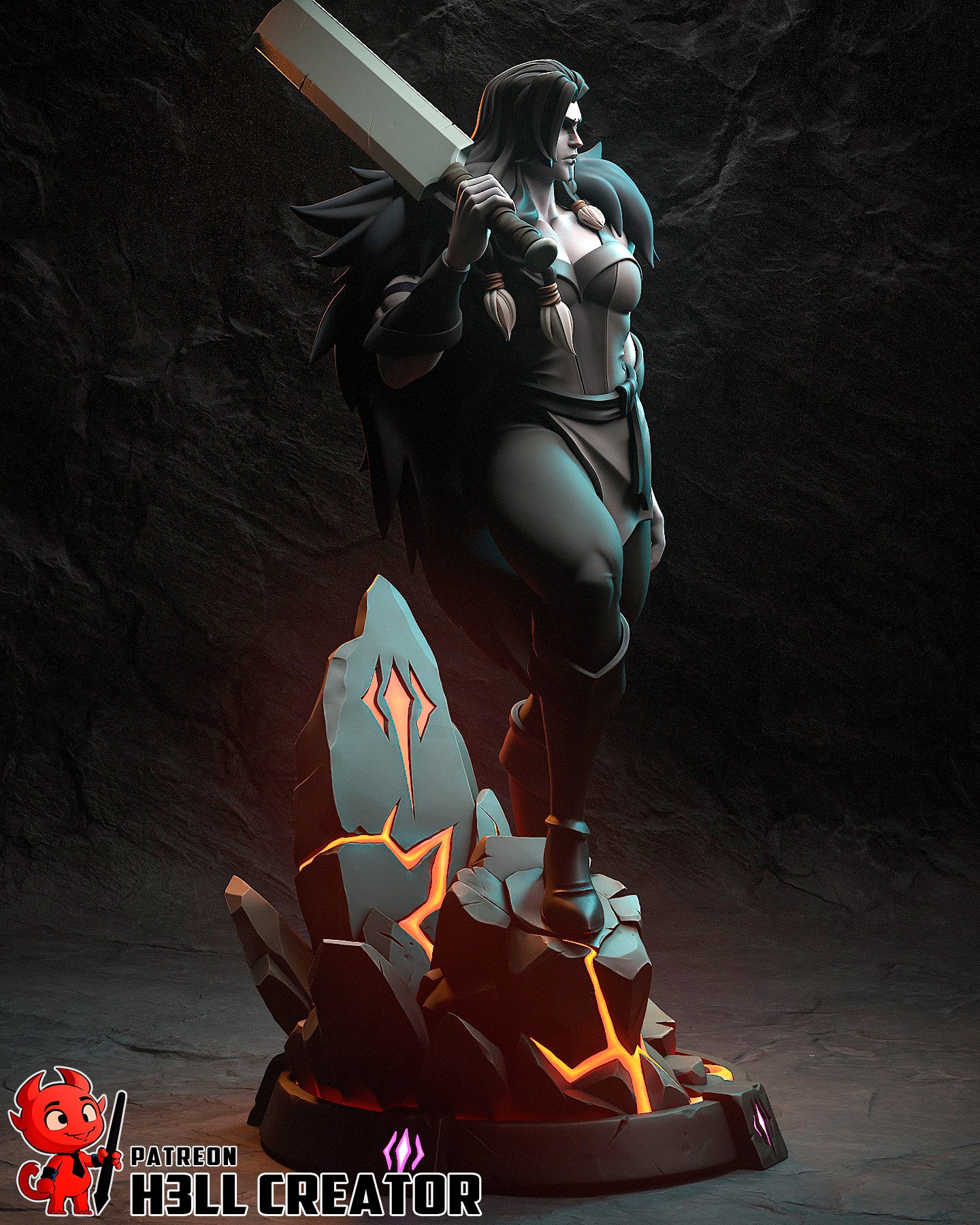 Yasha | 3D Printed Resin Model | Unpainted or Hand-Painted