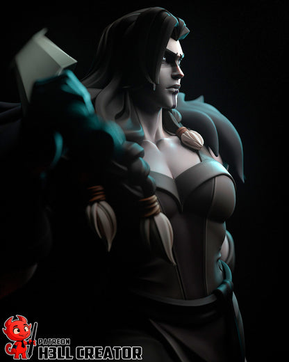 Yasha | 3D Printed Resin Model | Unpainted or Hand-Painted