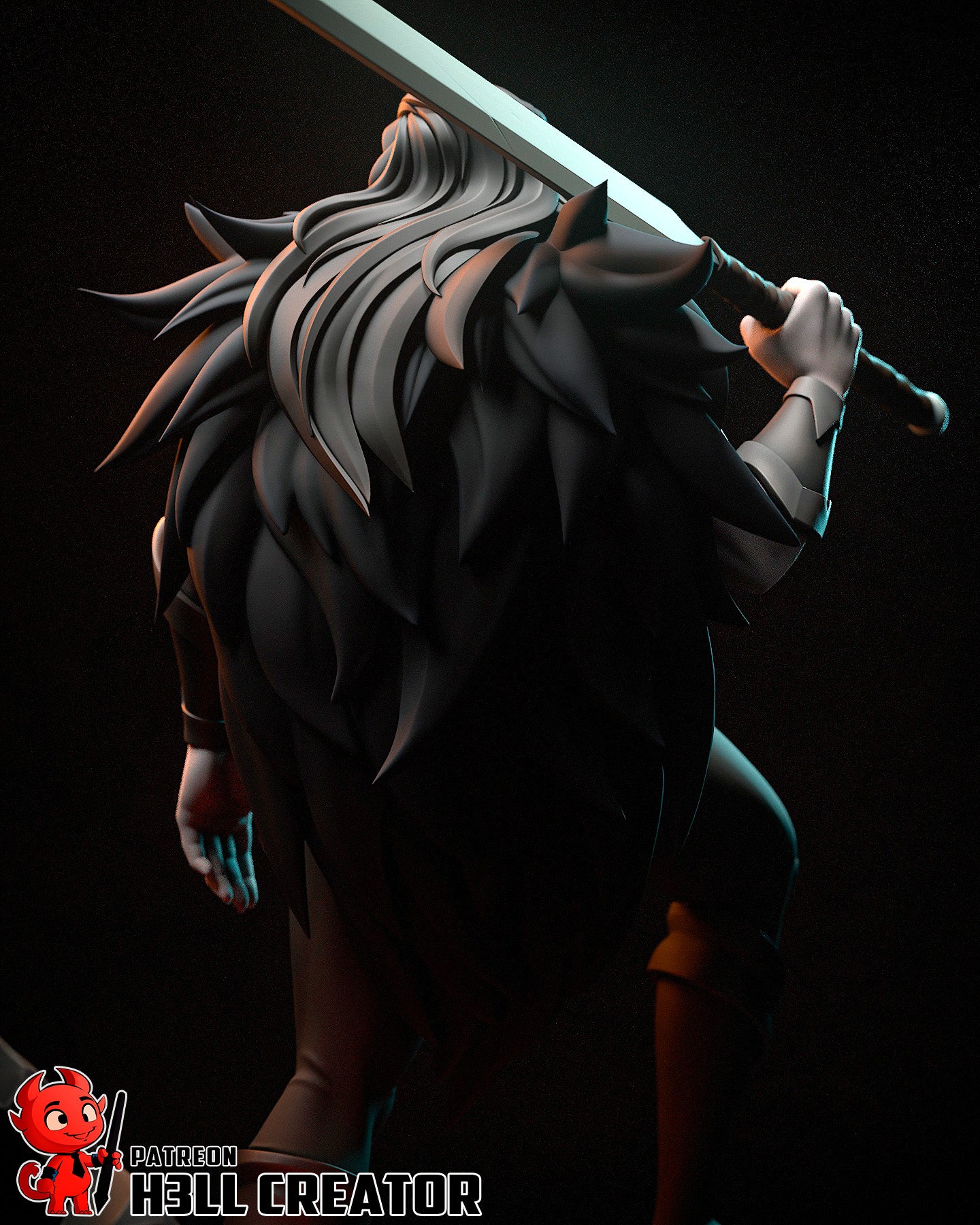 Yasha | 3D Printed Resin Model | Unpainted or Hand-Painted