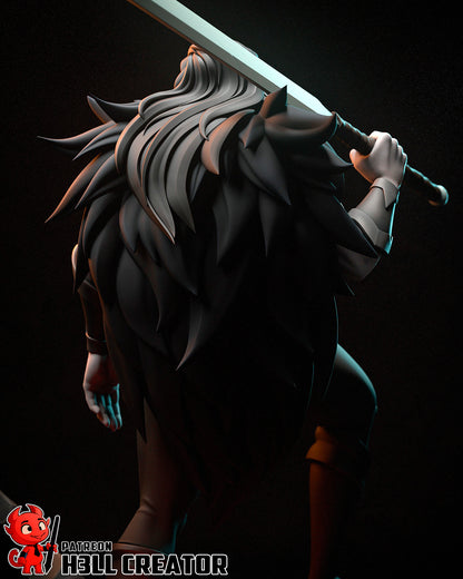 Yasha | 3D Printed Resin Model | Unpainted or Hand-Painted