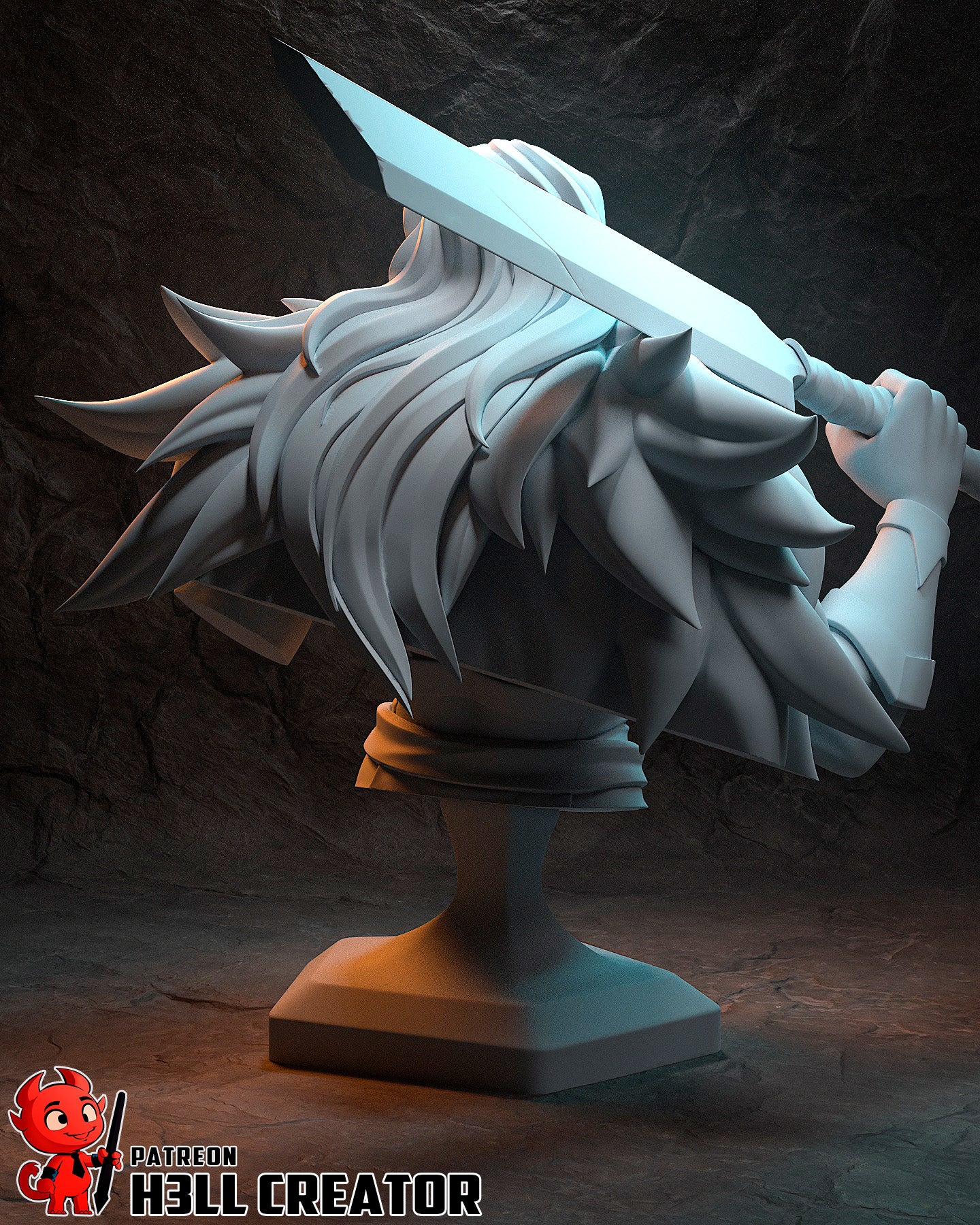 Yasha | 3D Printed Resin Model | Unpainted or Hand-Painted