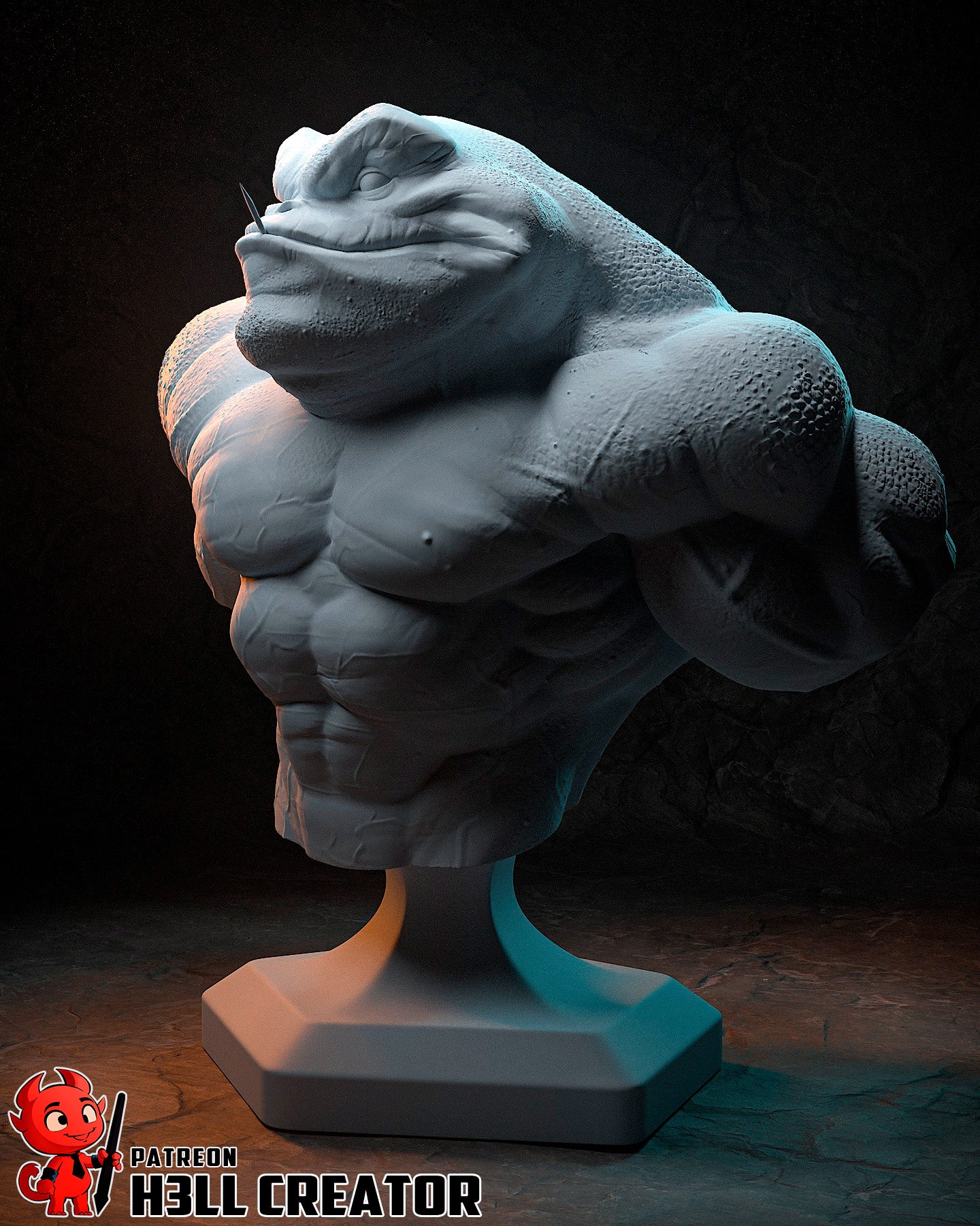 Zitz | 3D Printed Resin Model | Unpainted or Hand-Painted