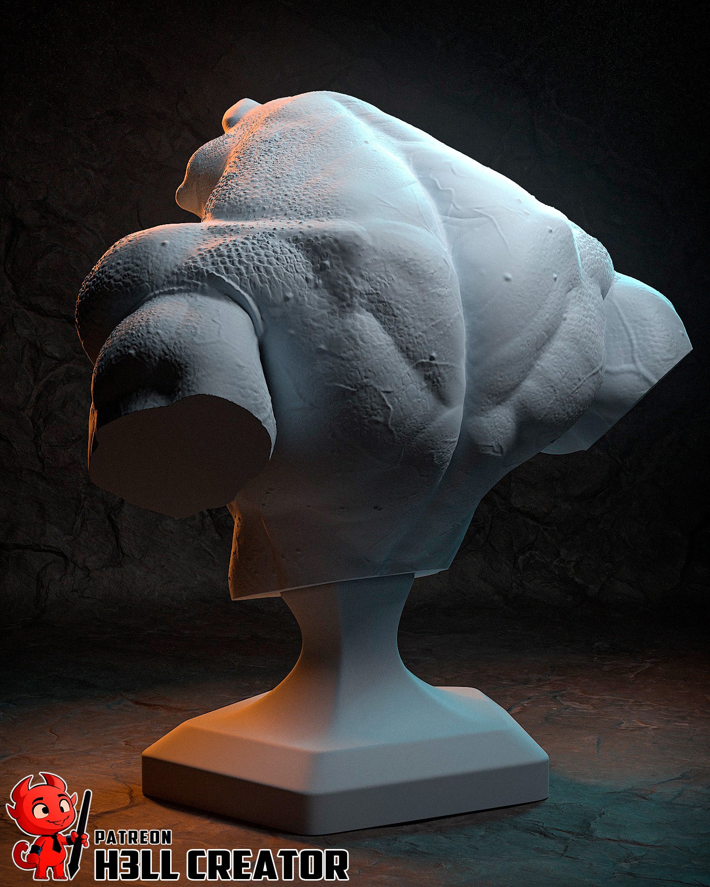 Zitz | 3D Printed Resin Model | Unpainted or Hand-Painted