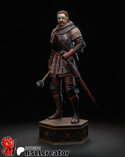 Jan Zizka | 3D Printed Resin Model | Unpainted or Hand-Painted