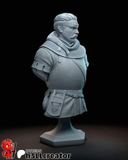 Jan Zizka | 3D Printed Resin Model | Unpainted or Hand-Painted