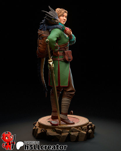 Zoe | 3D Printed Resin Model | Unpainted or Hand-Painted