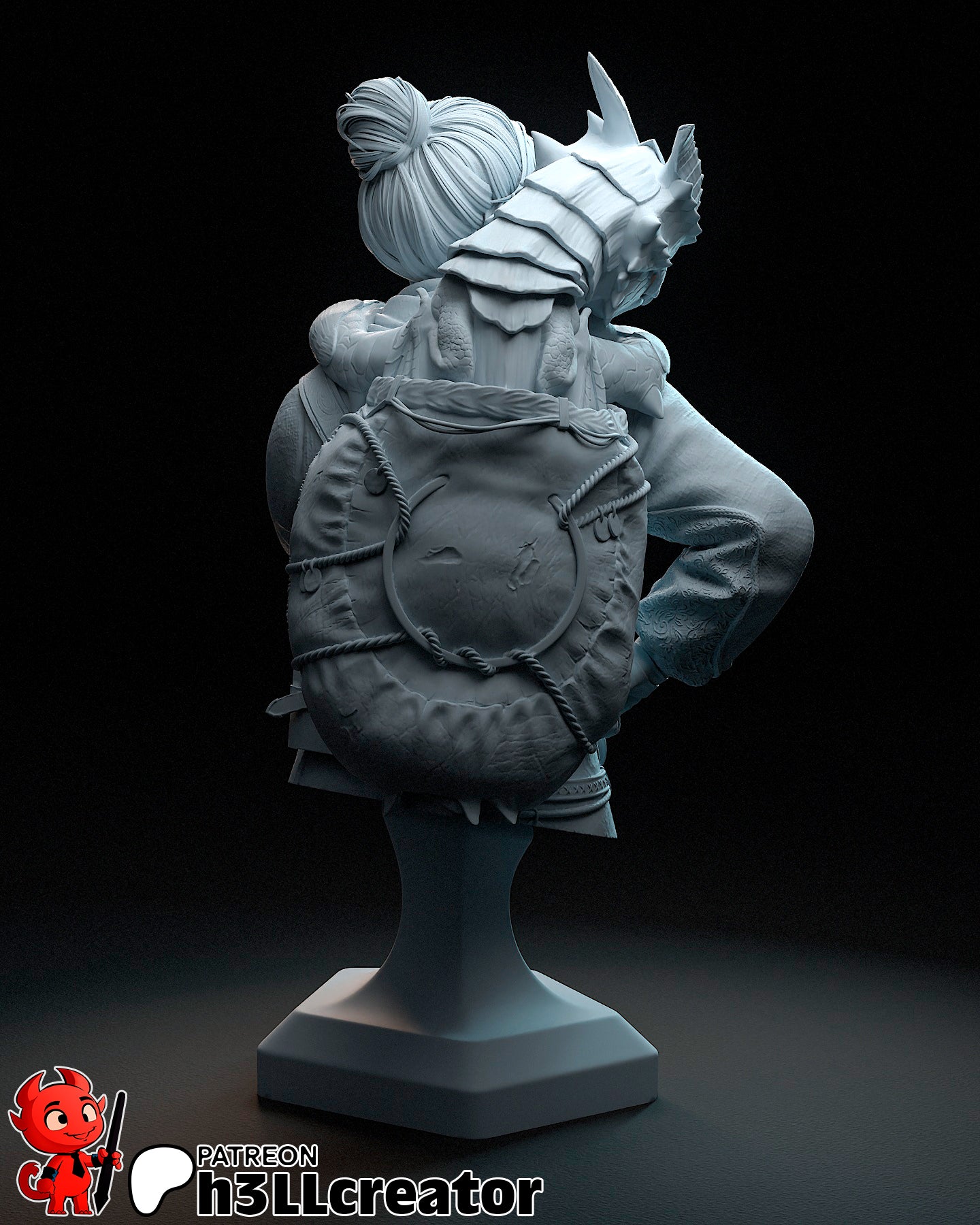 Zoe | 3D Printed Resin Model | Unpainted or Hand-Painted