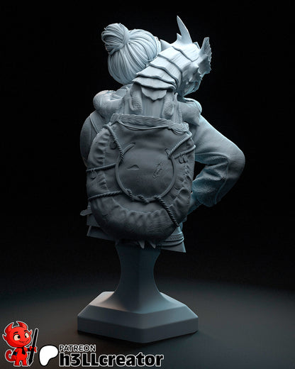 Zoe | 3D Printed Resin Model | Unpainted or Hand-Painted