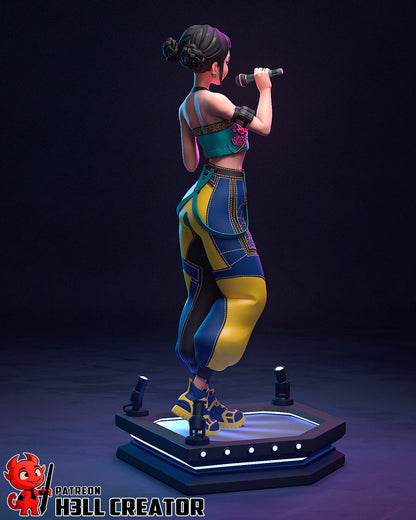 Zoey | 3D Printed Resin Model | Unpainted or Hand-Painted
