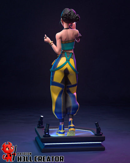 Zoey | 3D Printed Resin Model | Unpainted or Hand-Painted