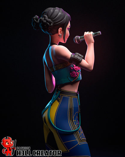 Zoey | 3D Printed Resin Model | Unpainted or Hand-Painted