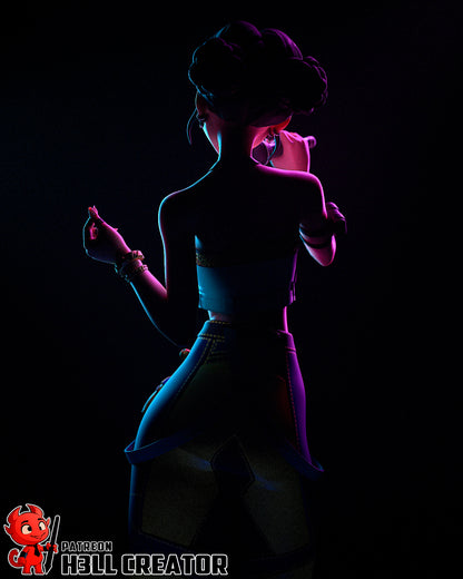 Zoey – K‑Pop Demon Hunters - Resin model