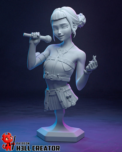 Zoey | 3D Printed Resin Model | Unpainted or Hand-Painted