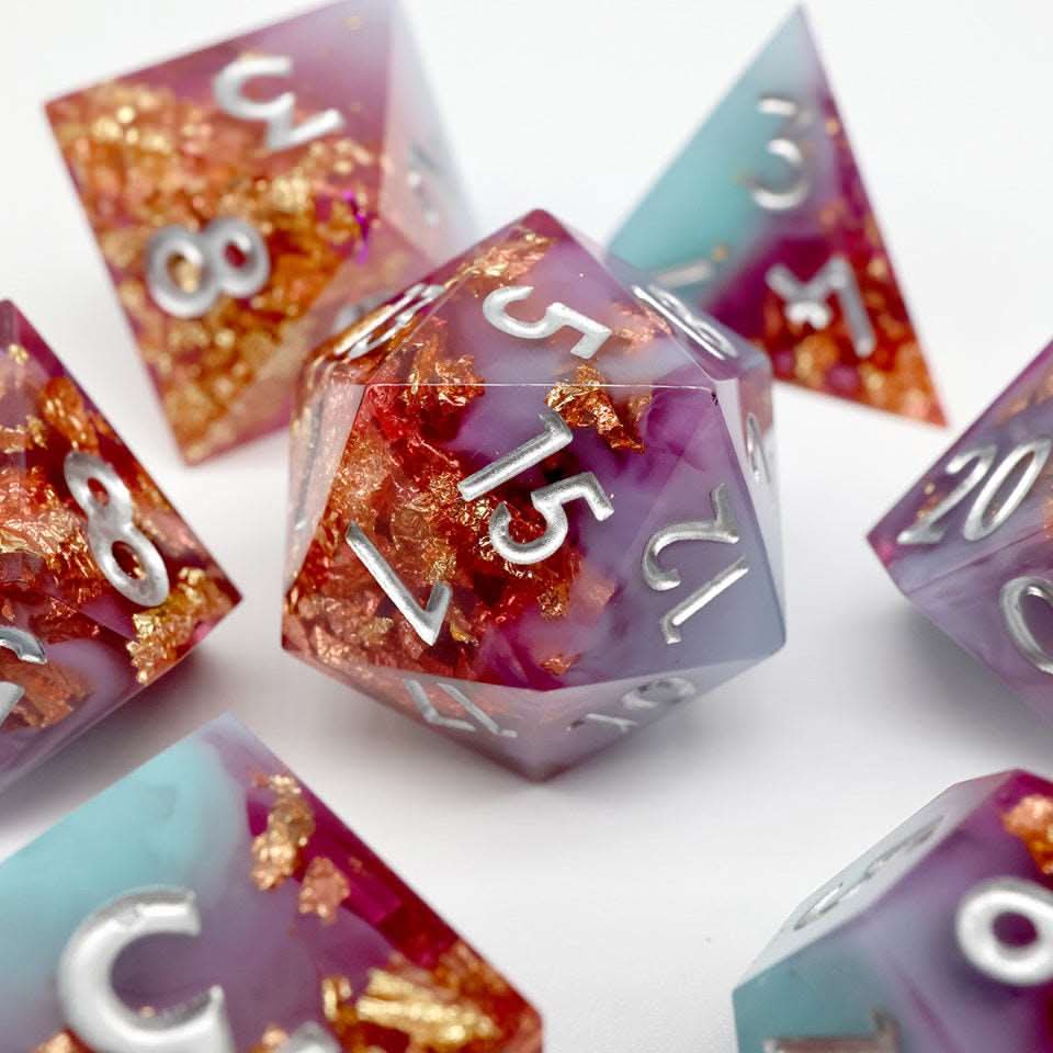 Arcane Fusion | Sharp Edge Dice | 7 Piece Set