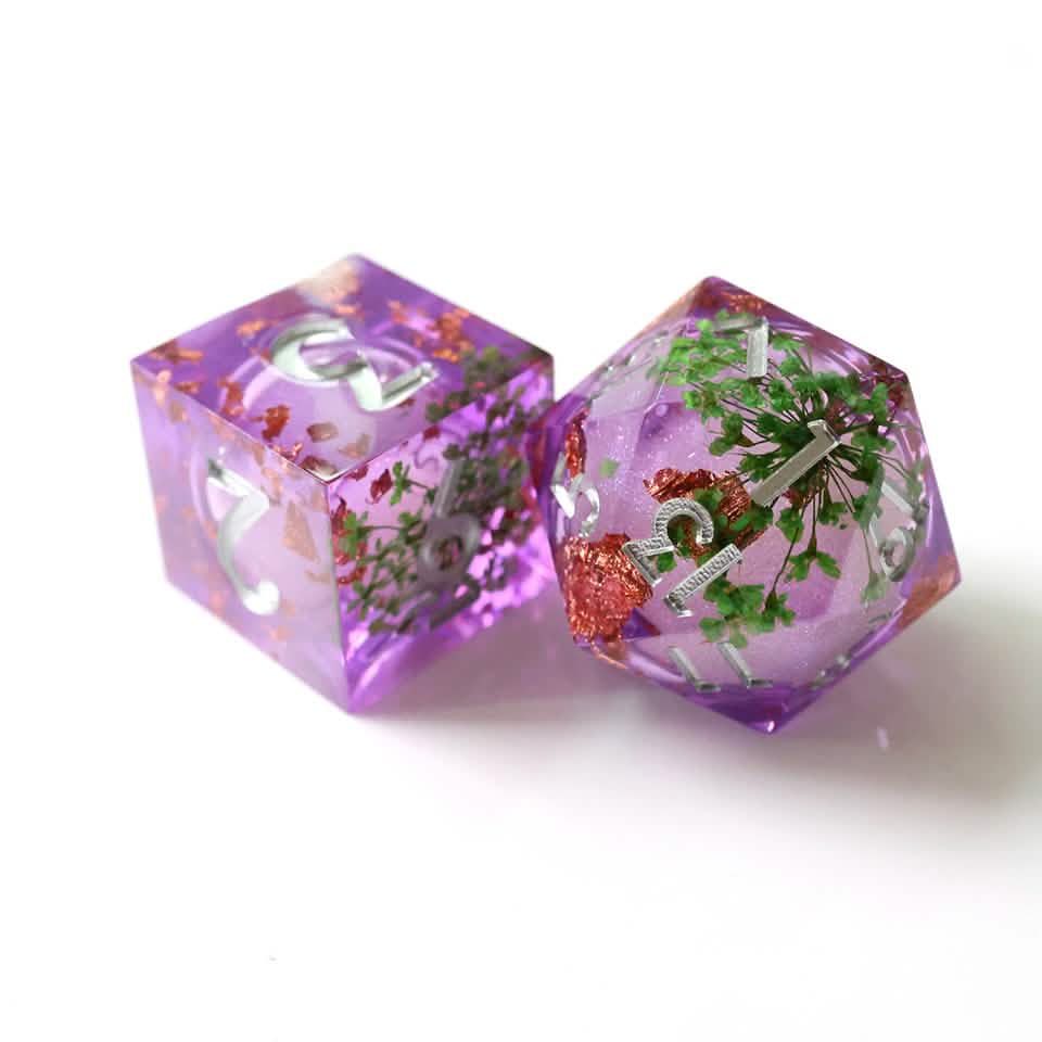 Potion of Foresight | Liquid Core Dice | Resin | 7 Piece Set