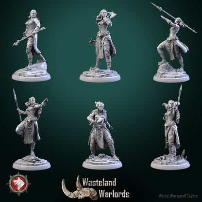 Dungeons and Dragons Models - Wasteland Warlords - Set by White Werewolf Tavern