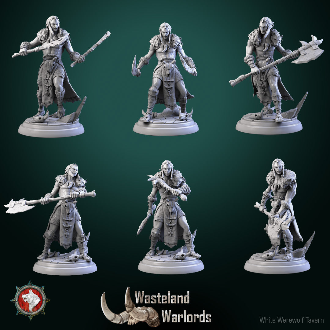 Dungeons and Dragons Models - Wasteland Warlords - Set by White Werewolf Tavern