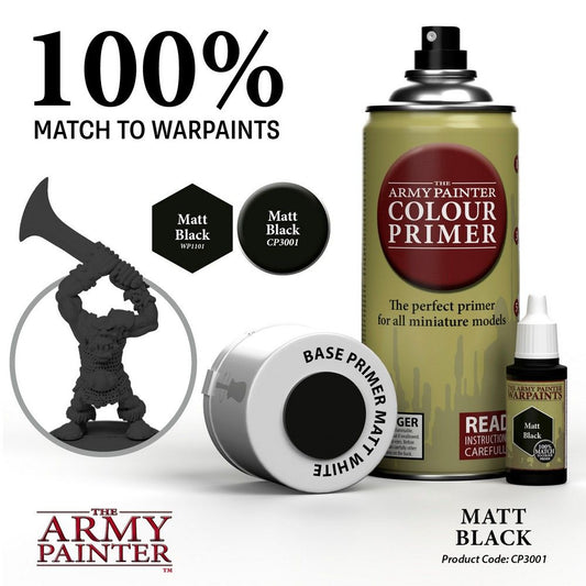 The Army Painter - Base Primer - Matt Black