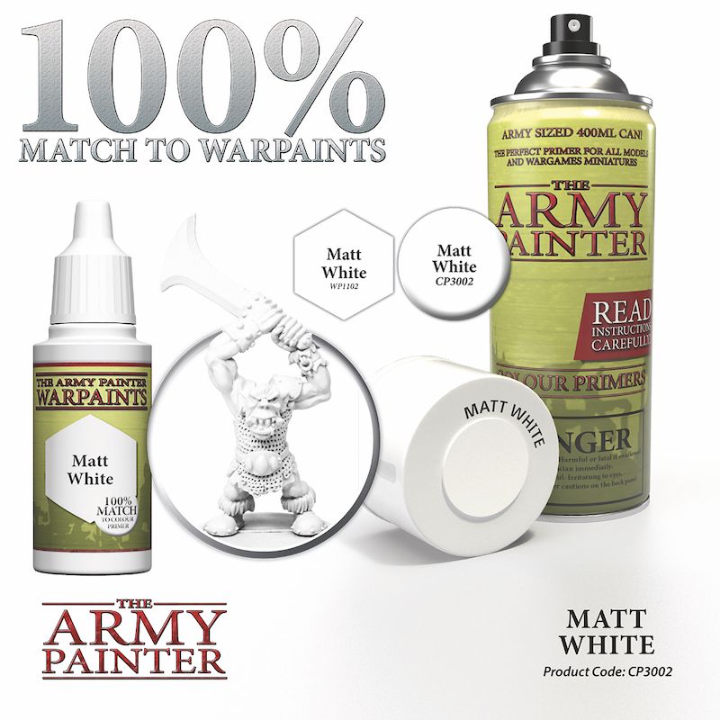 The Army Painter - Base Primer - Matt White