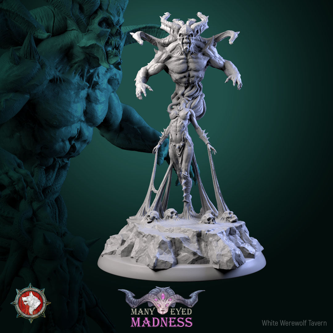 Dungeons and Dragons Models - Many-eyed madness - Set by White Werewolf Tavern