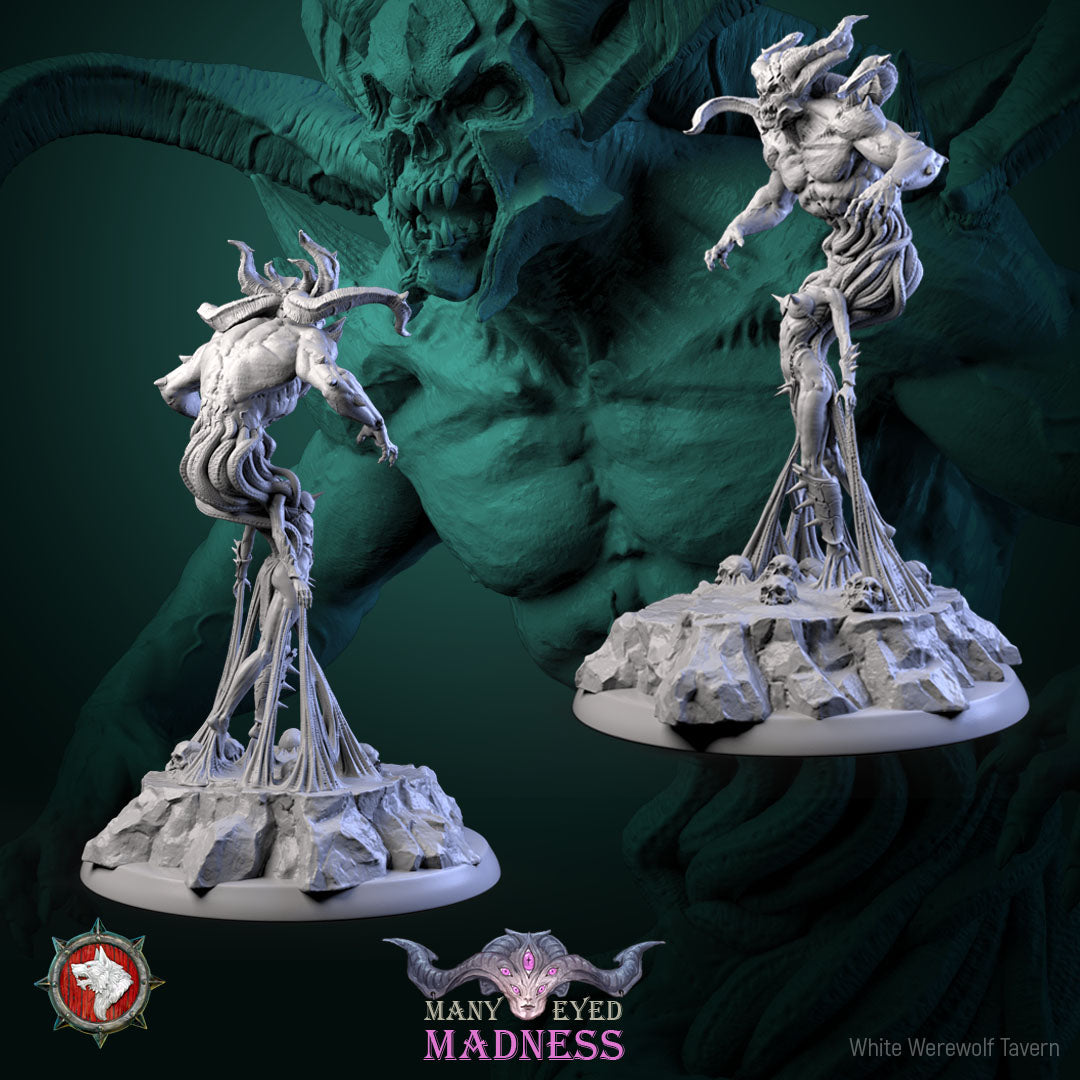 Dungeons and Dragons Models - Many-eyed madness - Set by White Werewolf Tavern