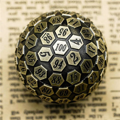 Bronze Oracle | Solid Metal Dice | 45MM D100