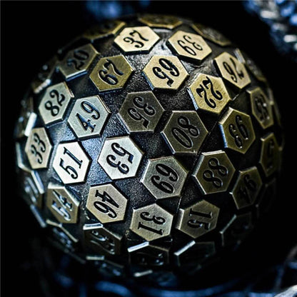 Bronze Oracle | Solid Metal Dice | 45MM D100
