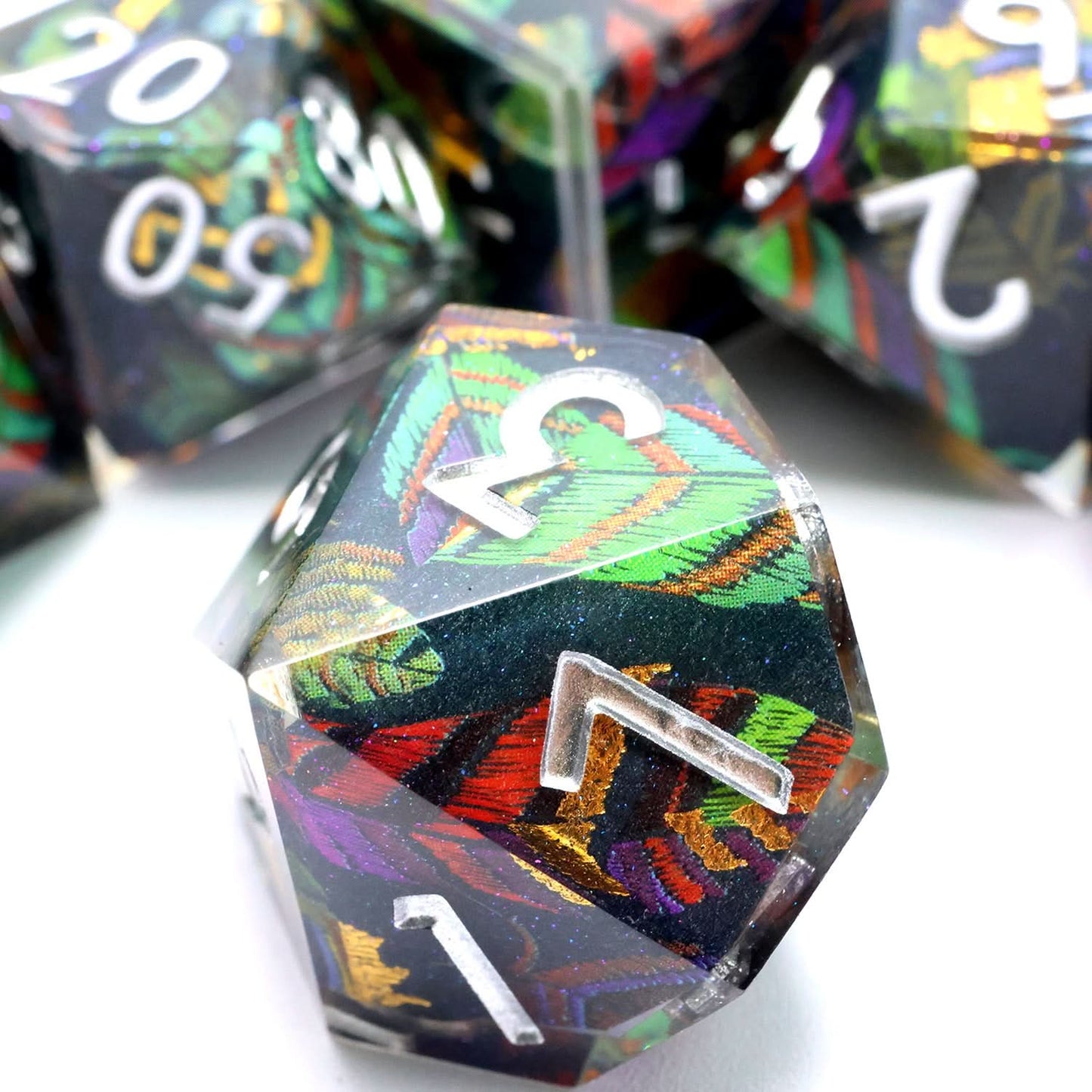 Feyplume | Art Core Dice | 7 Piece Set