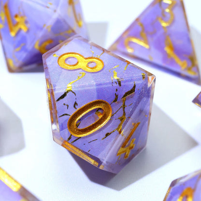 Lunari Whisper | Art Core Dice | 7 Piece Set