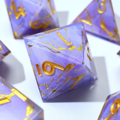 Lunari Whisper | Art Core Dice | 7 Piece Set