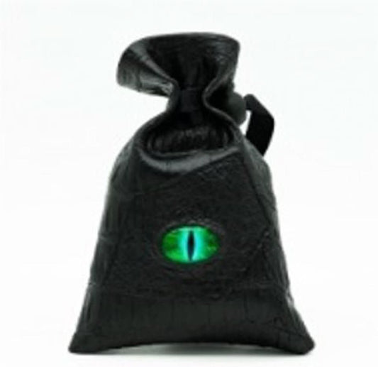 Dragon's Vault | Green Eye | Vegan Leather Dice Bag