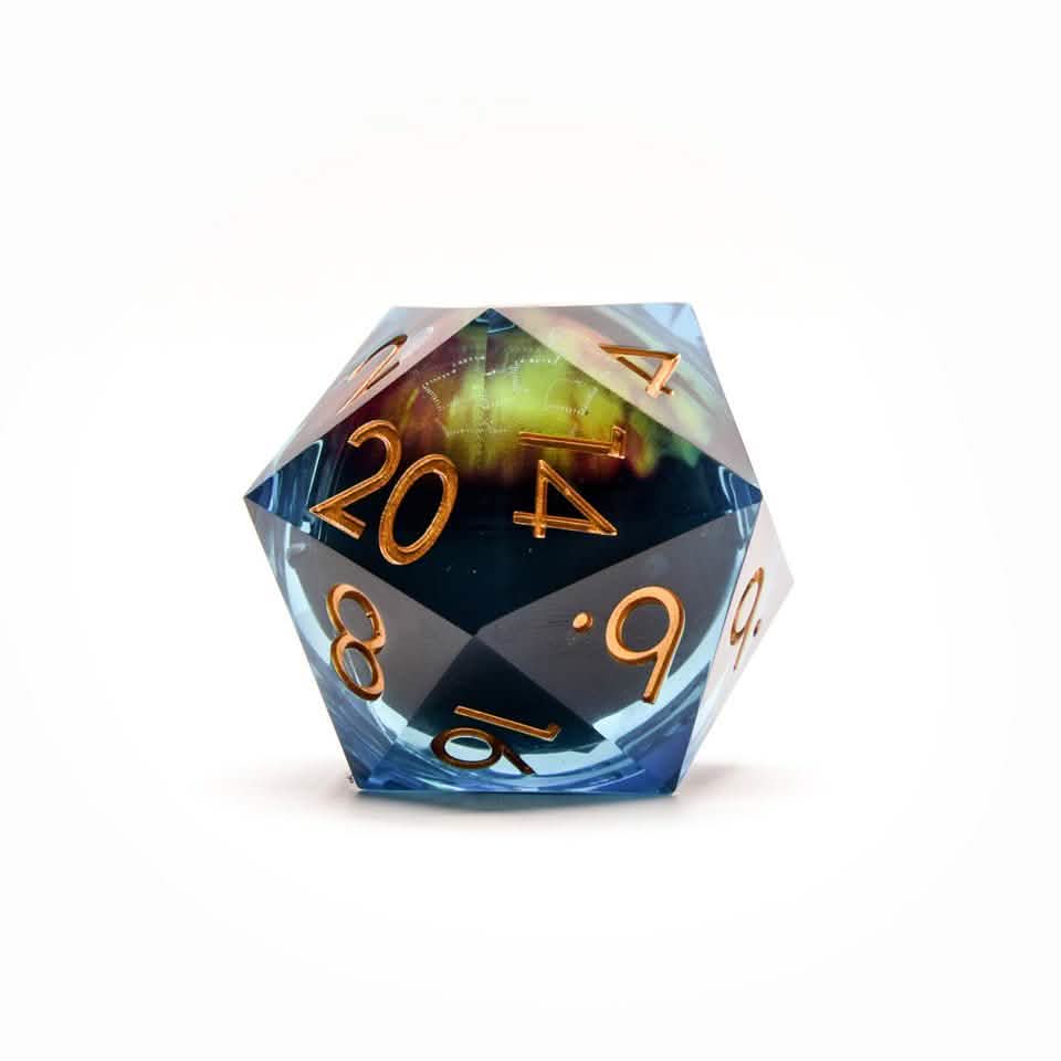 Eye of Destiny | 50mm D20 | Oversized Resin Dice | Single Dice