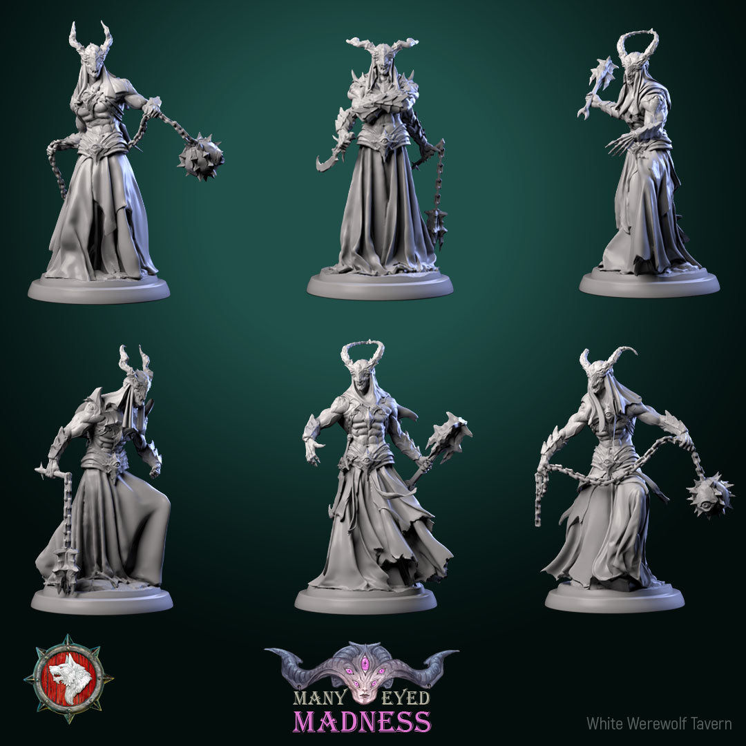 Dungeons and Dragons Models - Many-eyed madness - Set by White Werewolf Tavern