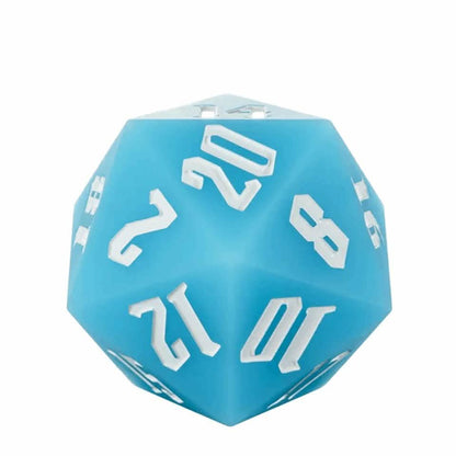 Jester's Bounce | Silicone D20 | Single Dice | Blue