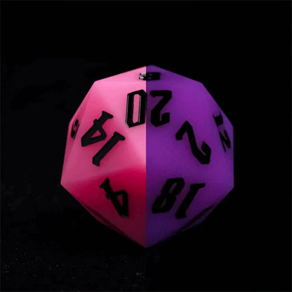 Jester's Bounce | 55mm Luminous D20 Silicone | Pink