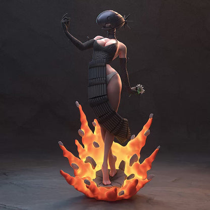 Reze | 3D Printed Resin Model | Unpainted or Hand-Painted