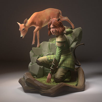 Doric | 3D Printed Resin Model | Unpainted or Hand-Painted