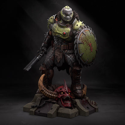 Doom Guy | 3D Printed Resin Model | Unpainted or Hand-Painted
