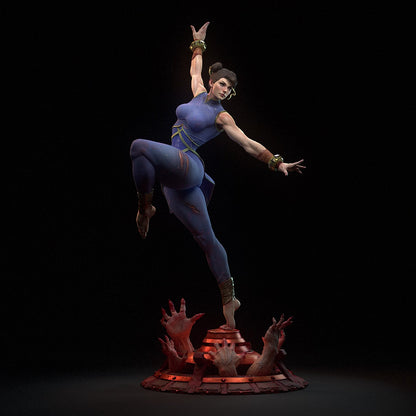 Chun Li | 3D Printed Resin Model | Unpainted or Hand-Painted