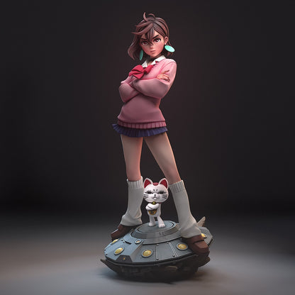 Momo Ayase | 3D Printed Resin Model | Unpainted or Hand-Painted