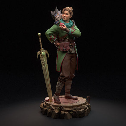 Zoe | 3D Printed Resin Model | Unpainted or Hand-Painted